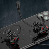 Maxbell Gaming Earphone Gamer Headset Games Headphones 7.1 With Microphone  Red