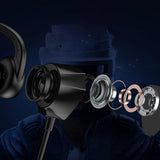 Maxbell Gaming Earphone Gamer Headset Games Headphones 7.1 With Microphone  Red
