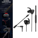 Maxbell Gaming Earphone Gamer Headset Games Headphones 7.1 With Microphone  Red
