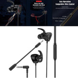 Maxbell Gaming Earphone Gamer Headset Games Headphones 7.1 With Microphone  Red
