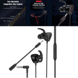 Maxbell Gaming Earphone Gamer Headset Games Headphones 7.1 With Microphone  Red