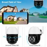 Maxbell HD Indoor Outdoor WiFi IP Camera for Tuya Real Time Alerts 2MP HD