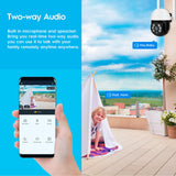 Maxbell HD Indoor Outdoor WiFi IP Camera for Tuya Real Time Alerts 2MP HD