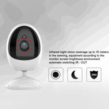 Maxbell Indoor WiFi Camera Plug-Uk White with 2-Way Audio Night View 180° View