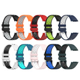 Maxbell Dual Colors Silicone Watchband Soft for Fitbit Charge5 Black Gray