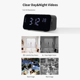 Maxbell 1080P Nanny Camera Hidden  Camera Clock for Home Office Indoor Monitoring