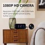 Maxbell 1080P Nanny Camera Hidden  Camera Clock for Home Office Indoor Monitoring