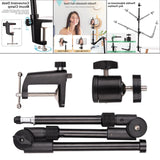 Maxbell Desk Mount Stand Phone Holder Bracket Accs Organizers Webcam 1/4 Screw