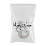 Maxbell Earphones EarbudsTouch Control Breathing Light HiFi Sound Low-Latency  White