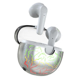 Maxbell Earphones EarbudsTouch Control Breathing Light HiFi Sound Low-Latency  White