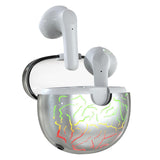 Maxbell Earphones EarbudsTouch Control Breathing Light HiFi Sound Low-Latency  White