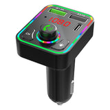 Maxbell Bluetooth 5.0 FM Transmitter LED Backlit Support TF Card USB Drive for Car