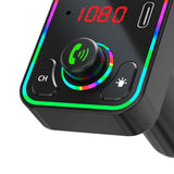 Maxbell Bluetooth 5.0 FM Transmitter LED Backlit Support TF Card USB Drive for Car