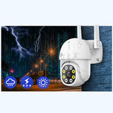 Maxbell 2MP WiFi IP Camera 1080P Full HD Waterproof Dual Lights 8 LEDs for Home Use