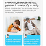 Maxbell IP Camera 2MP Home Night Seeing 360 View Network Camera Alarm Function