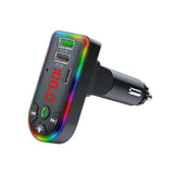 Maxbell Car Charger FM Transmitter Multiport Stereo Audio 12-24V Digital Display