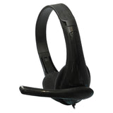 Maxbell Wired Headphones 3.5mm Audio Cable Corded Lightweight Stereo for Laptop Kids Black
