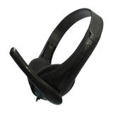 Maxbell Wired Headphones 3.5mm Audio Cable Corded Lightweight Stereo for Laptop Kids Black