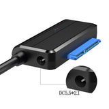 Maxbell USB to SATA Adapter Cable External SSD/HDD Drives with Power Adapter UK