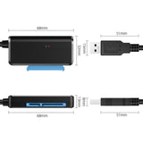 Maxbell USB to SATA Adapter Cable External SSD/HDD Drives with Power Adapter UK