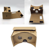 Maxbell DIY Cardboard for Google Virtual Reality Glasses with 3D Optical Lens Box