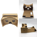 Maxbell DIY Cardboard for Google Virtual Reality Glasses with 3D Optical Lens Box