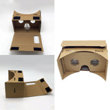 Maxbell DIY Cardboard for Google Virtual Reality Glasses with 3D Optical Lens Box