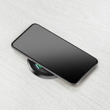 Maxbell Embedded Wireless Charger Hidden Charging Base for Wooden Tables black