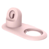 Maxbell 2 in 1 Wireless Charger Stand Dock for MagSafe (Chargers Not Included) Pink