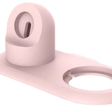 Maxbell 2 in 1 Wireless Charger Stand Dock for MagSafe (Chargers Not Included) Pink