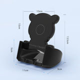 Maxbell Desktop Vertical Wireless Charging Stand Fast Charge Phone Holder Black