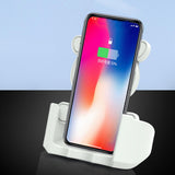 Maxbell Desktop Vertical Wireless Charging Stand Fast Charge Phone Holder Black