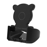 Maxbell Desktop Vertical Wireless Charging Stand Fast Charge Phone Holder Black