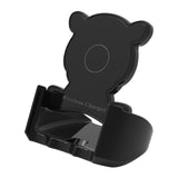 Maxbell Desktop Vertical Wireless Charging Stand Fast Charge Phone Holder Black
