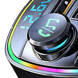 Maxbell Car Charger Bluetooth 5.0 Wireless QC3.0 for Tablets All Smartphones