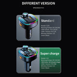 Maxbell Car Charger Bluetooth 5.0 Wireless QC3.0 for Tablets All Smartphones