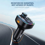 Maxbell Car Charger Bluetooth 5.0 Wireless QC3.0 for Tablets All Smartphones