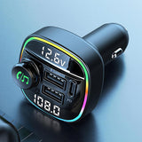 Maxbell Car Charger Bluetooth 5.0 Wireless QC3.0 for Tablets All Smartphones