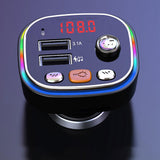 Maxbell Car Charger MP3 Player Bluetooth FM Transmitter Dual USB Charging Wireless