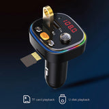 Maxbell Car Charger MP3 Player Bluetooth FM Transmitter Dual USB Charging Wireless