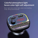 Maxbell Car Charger MP3 Player Bluetooth FM Transmitter Dual USB Charging Wireless