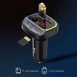 Maxbell Car Charger MP3 Player Bluetooth FM Transmitter Dual USB Charging Wireless