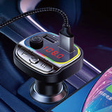 Maxbell Car Charger MP3 Player Bluetooth FM Transmitter Dual USB Charging Wireless