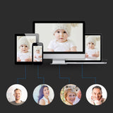Maxbell Security Camera Surveillance Remote View AI Tracking for Indoor Outdoor