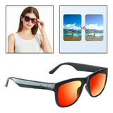 Maxbell Bluetooth Audio Smart Glasses Hands Free Calling Music MP3 for Driving Yellow