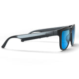 Maxbell Bluetooth Audio Smart Glasses Hands Free Calling Music MP3 for Driving Blue