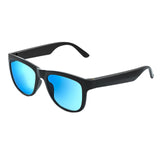 Maxbell Bluetooth Audio Smart Glasses Hands Free Calling Music MP3 for Driving Blue
