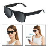 Maxbell Bluetooth Audio Smart Glasses Hands Free Calling Music MP3 for Driving Grey
