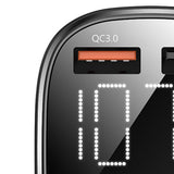 Maxbell Car FM Transmitter 2 USB Port Support TF Card MP3 Player QC3.0 with Cable