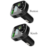 Maxbell Car Bluetooth FM Transmitter MP3 Music Player Dual USB Fast Charging Button